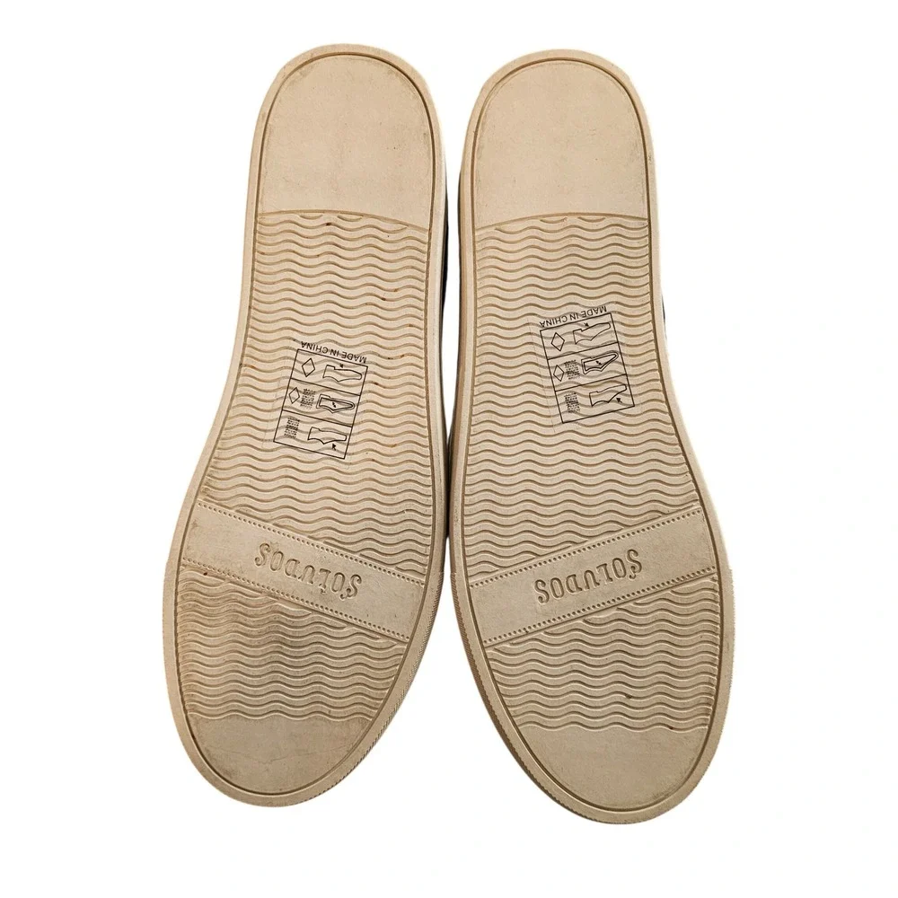 Soludos Navy Velvet Celestial Beaded Slip on Sneakers Size‎ 7.5